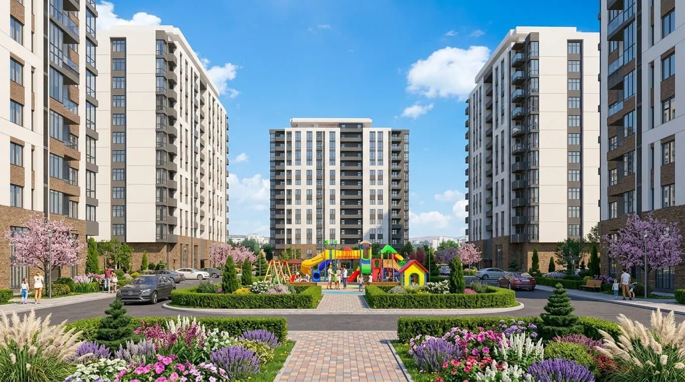 Tikinti gedən yaşayış binası